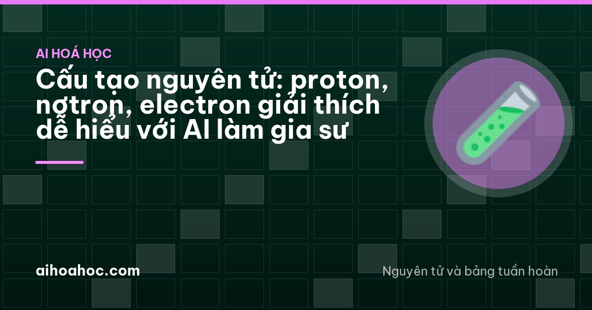 Teenage student in a white lab coat seen from behind, holding a wooden ball-and-stick atom model near a classroom window in Huế, morning light, blurred classmates